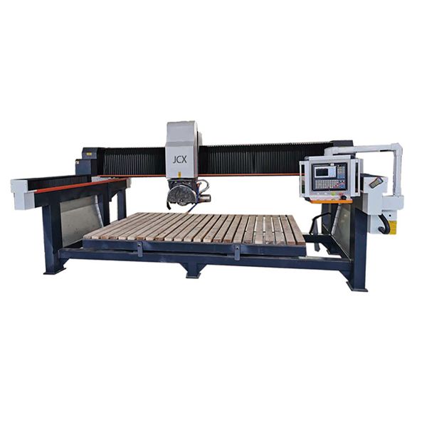 5 Axis Infrared Quartz Granite Marble CNC Milling And Cutting Bridge Saw Machine
