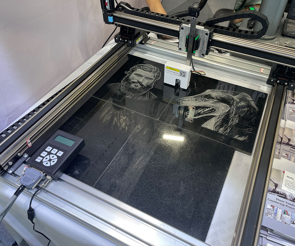 7012 Economic Stone Impact Engraving Machine