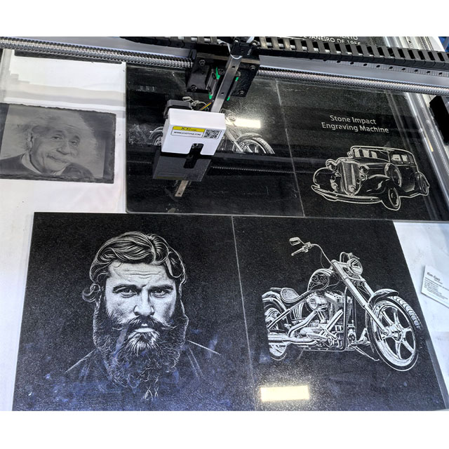 4060 Advanced Stone Impact Engraving Machine