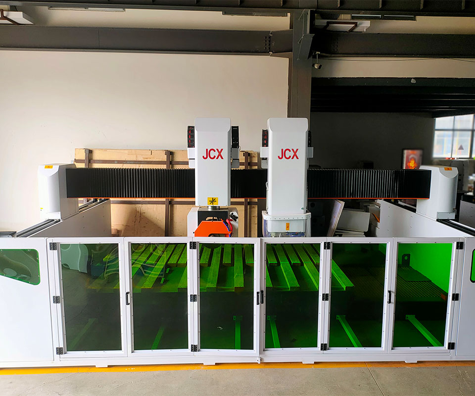 5 Axis 2 Heads Stone Cutting Saw