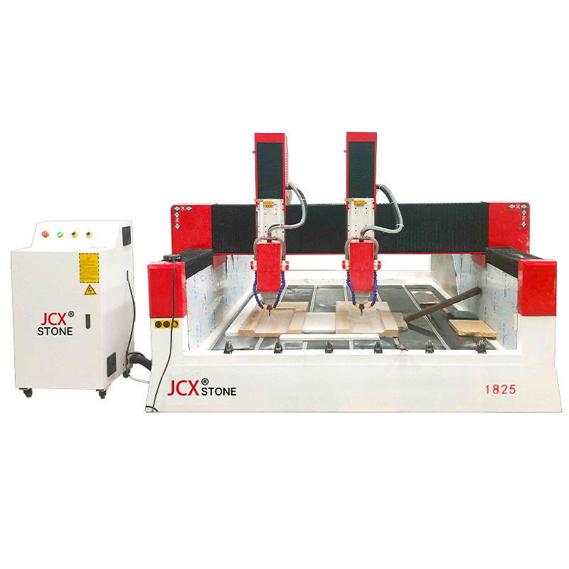 1825 2 Heads Stone CNC Engraving Machine