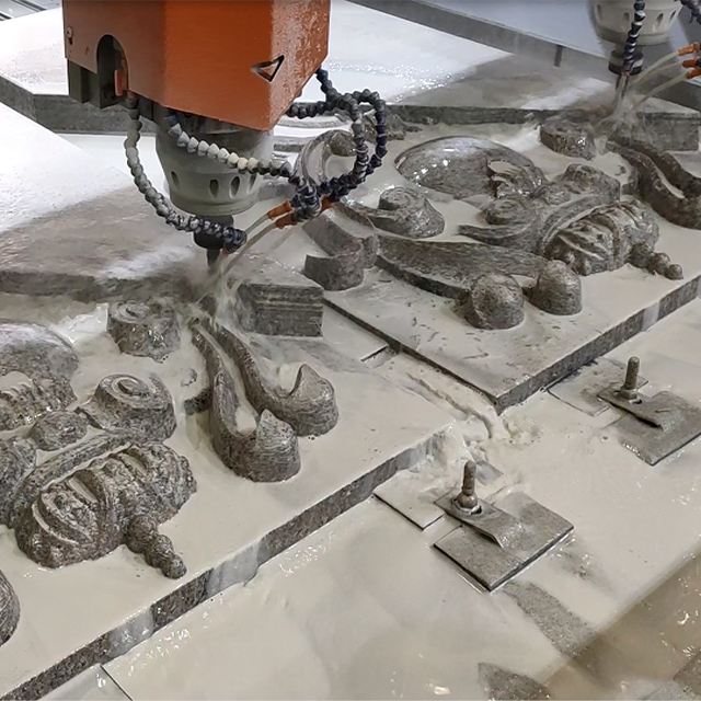 1825 Double Heads Marble Engraving CNC Router
