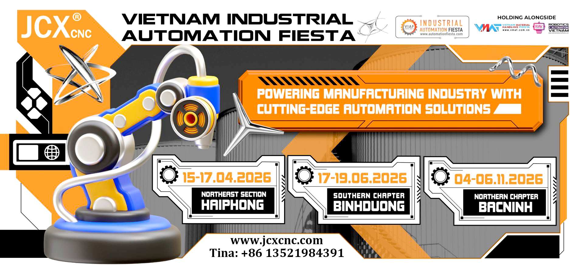 JCX Will Meet You at VIMF & VIAF 2026! JCX Will Meet You at VIMF & VIAF 2026!